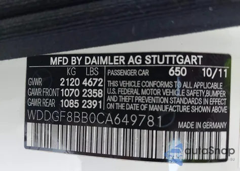 2012 Mercedes-Benz C 300 Luxury 4Matic/Sport 4Matic from USA, damaged, VIN WDDGF8BB0CA649781